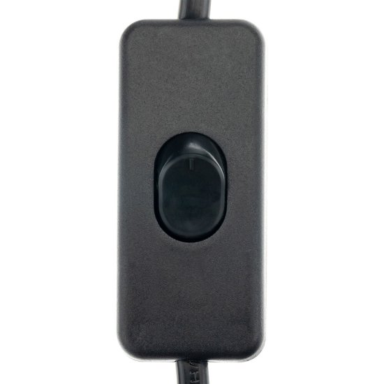 Кабель для светильника Duwi IP20 230 В 1,8 м с выключателем черный (28568 7)