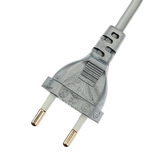 Кабель для светильника Duwi IP20 230 В 2 м с выключателем серебро (28578 6)