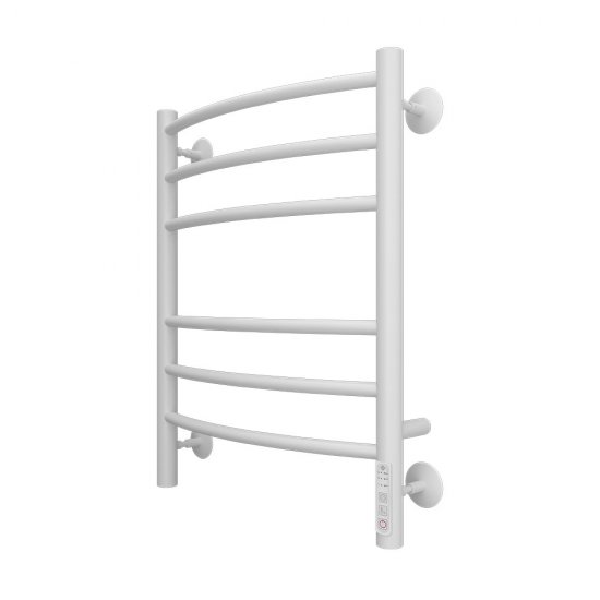 Полотенцесушитель электрический Terminus Классик П6 600х450 мм 90 Вт с терморегулятором белый