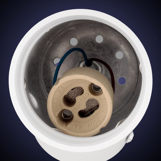 Спот Ritter Arton GU10 40 Вт 4 кв.м белый IP20 (59970 8)