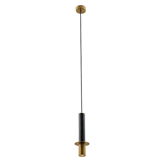 Светильник светодиодный подвесной Arte Lamp Ascella 4000К 10 Вт 1 кв.м медь IP20 (A2034SP-1BK)