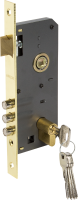 Замок врезной Apecs 2200/60-G, цвет золото