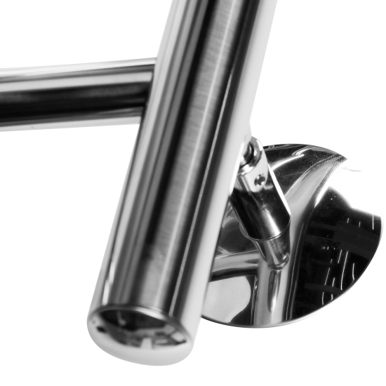 Полотенцесушитель электрический Арго Орион Империя-Э 650x400 мм 60 Вт лесенка цвет серый