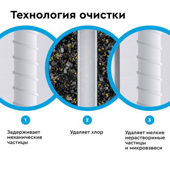Комплект картриджей предварительной очистки Барьер WaterFort Осмо (1-2-3 ступени)
