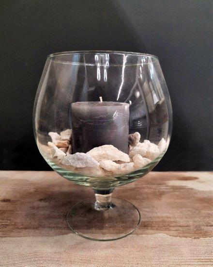 Ваза Бренди 2 л стекло цвет прозрачный 21см