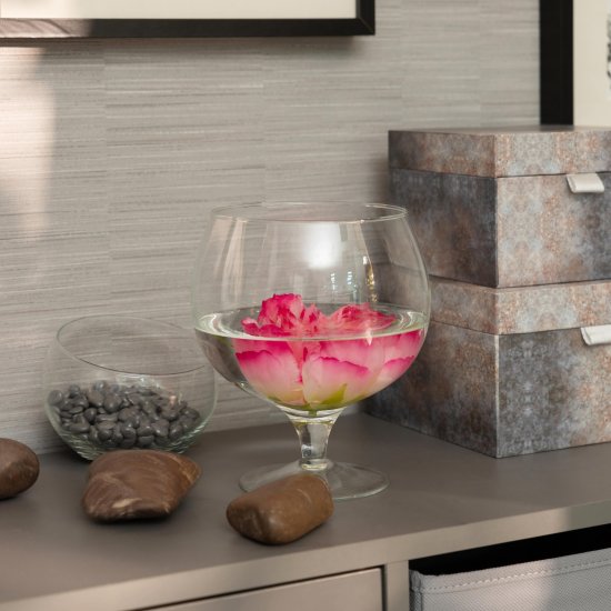 Ваза Бренди 2 л стекло цвет прозрачный 21см