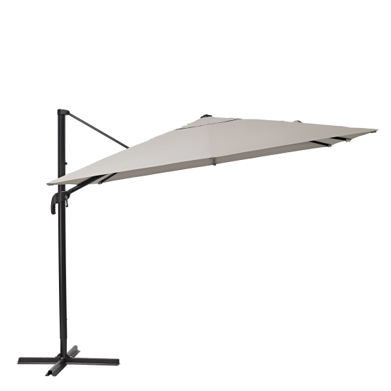 Зонт с боковой опорой Naterial Aura 286x286 h264 см квадрат бежевый