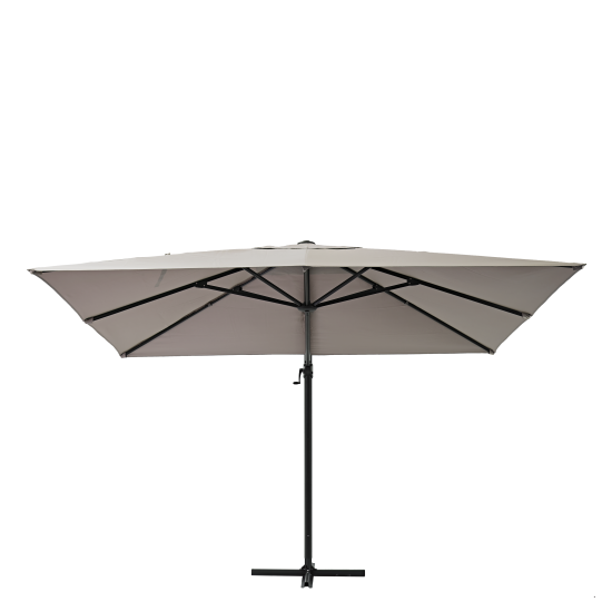 Зонт с боковой опорой Naterial Aura 286x286 h264 см квадрат бежевый