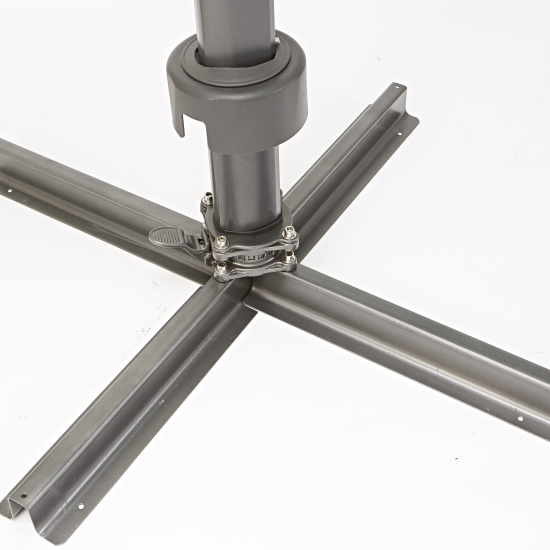 Зонт с боковой опорой Naterial Aura 286x286 h264 см квадрат бежевый