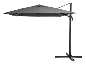 Зонт с боковой опорой Naterial Aura 281x386 h275 см прямоугольный темно-серый