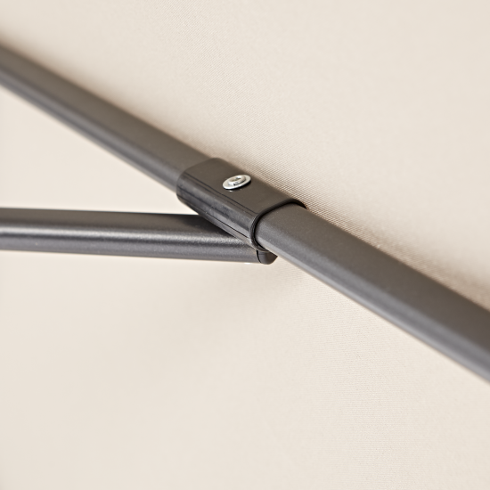 Зонт садовый Naterial Polar Steel 2.6 м бежевый