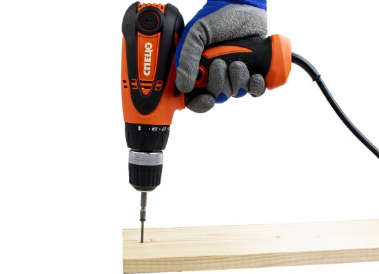 Дрель-шуруповерт сетевая Спец БШЭ-350М, 350 Вт