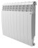 Радиатор секционный Royal Thermo Biliner Alum 500/87 10 секций боковое подключение алюминий белый