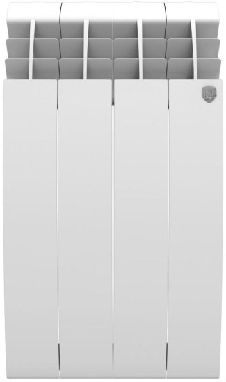 Радиатор секционный Royal Thermo Biliner Alum 500/87 4 секции боковое подключение алюминий белый