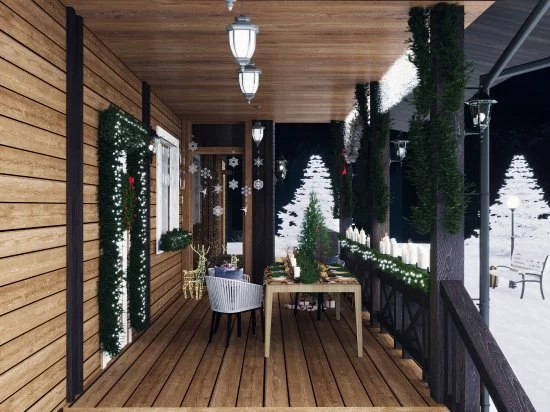 Террасная доска Лиственница Оптима 3000x142x27 мм Вельвет 0.42 м²