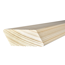 Брусок скошенный сращенный 28x70x2200 мм хвоя сорт Экстра без сучков