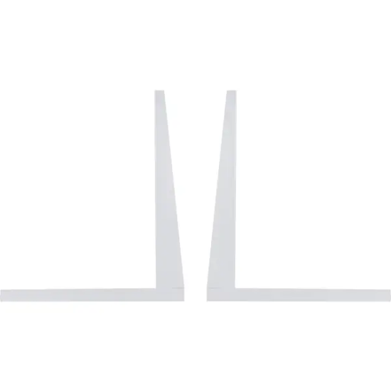 Кронштейн для кондиционера 415x450 мм, сталь, цвет белый, 2 шт.