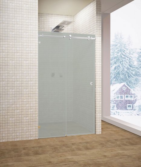 Душевая дверь Март Премиум раздвижная матовая 120 см
