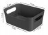 Корзина Scandi 17x7.5x12 см пластик цвет графит