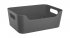 Корзина Scandi 17x7.5x12 см пластик цвет графит