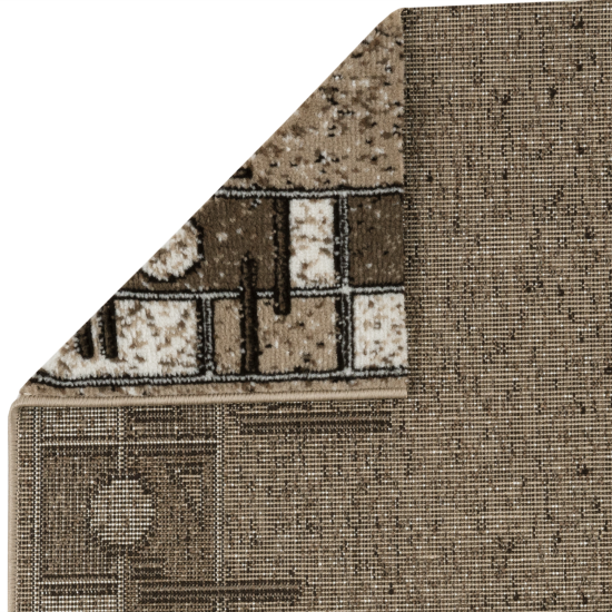 Дорожка ковровая «Лайла де Люкс» 504-22, 1.5 м, цвет бежевый