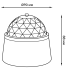Ночник светодиодный Gauss Диско с фиксированной проекцией 3 Вт, с выключателем