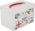Коробка Multi Box 24.5x16x16.5 см 2 секции полипропилен с крышкой цвет прозрачный