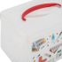 Коробка Multi Box 24.5x16x16.5 см 2 секции полипропилен с крышкой цвет прозрачный