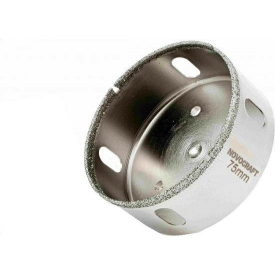 Алмазная коронка по стеклу и керамике NOVOCRAFT KAC075056301