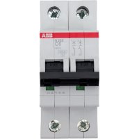 Автомат ABB S202 2п, C 6А, 6кА