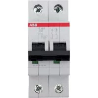 Автомат ABB S202 2п, C 6А, 6кА