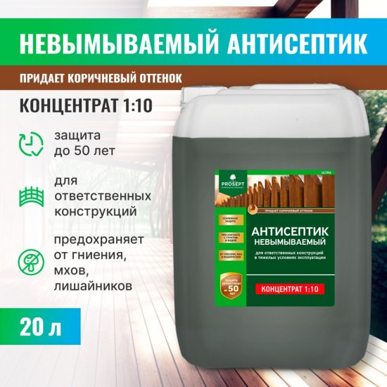 Невымываемый антисептик PROSEPT ULTRA