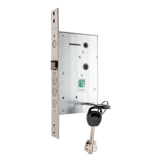 Замок врезной сувальдный Гардиан-3012, цвет хром