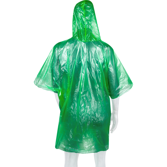 Плащ-дождевик пончо ГП1-3-З цвет зеленый размер универсальный