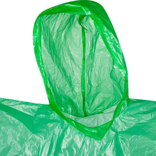 Плащ-дождевик пончо ГП1-3-З цвет зеленый размер универсальный