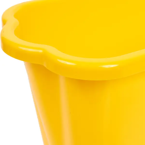 Ведро прямоугольное Idea 9.5 л пластик цвет жёлтый