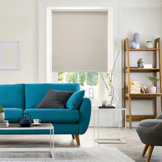 Штора рулонная блэкаут Dublin 40x160 см бежевая