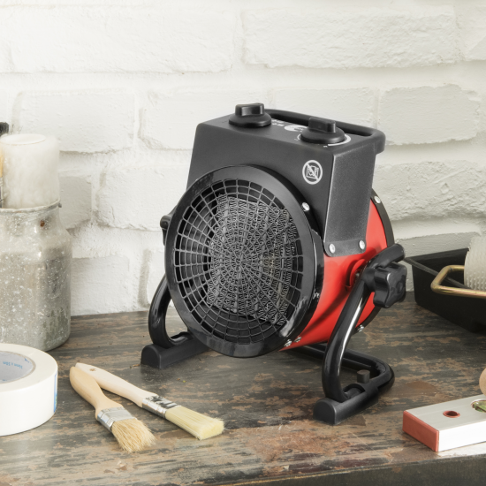 Тепловая пушка электрическая Equation 2000 Вт цвет красный