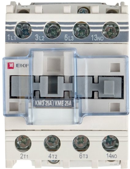 Контактор EKF КМЭ 1NO 25 А 220 В