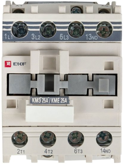 Контактор EKF КМЭ 1NO 25 А 220 В
