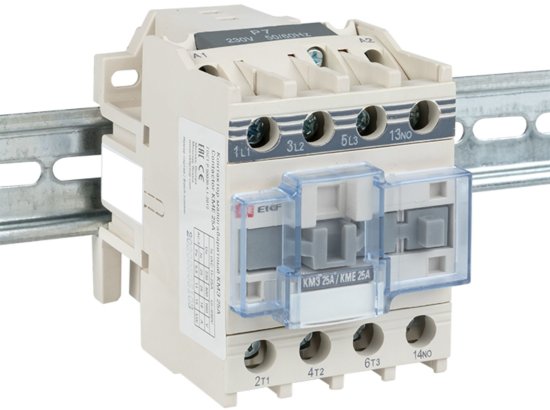 Контактор EKF КМЭ 1NO 25 А 220 В