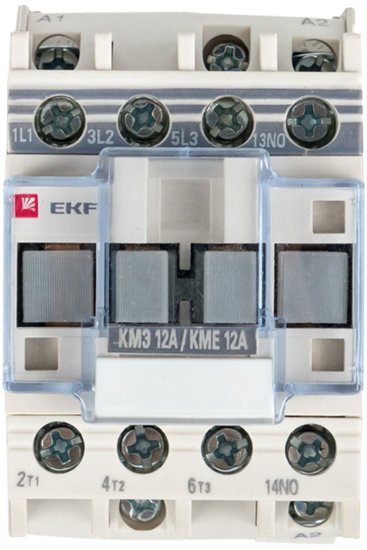 Контактор EKF КМЭ 1NO 12 А 220 В