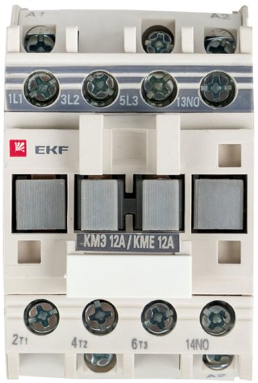 Контактор EKF КМЭ 1NO 12 А 220 В