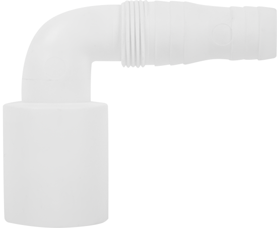 Адаптер угловой для слива McAlpine ø 40 мм белый MRWMF-90