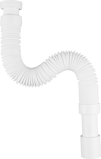 Труба гофрированная McAlpine раздвижная 1.1/2 40/50мм, длина 1000 мм MRMF2