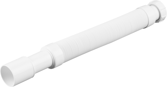 Труба гофрированная McAlpine раздвижная 1.1/2 40/50мм, длина 1000 мм MRMF2
