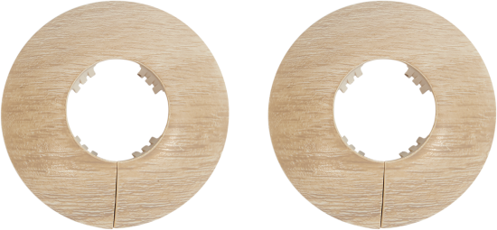 Обвод для труб «Дуб Белёный» 26 мм, 2 шт.