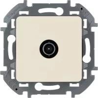 Проходная розетка TV Legrand INSPIRIA