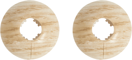 Обвод для труб «Дуб Белёный» 20 мм, 2 шт.
