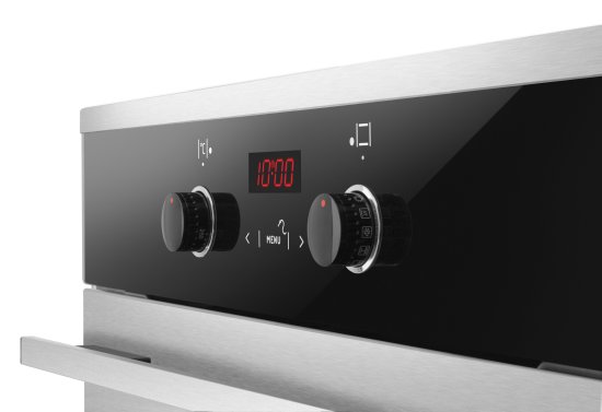 Электрический духовой шкаф Hansa BOEI68450015 59.5x59.5x57.5 см конвекция цвет серебристый/черный